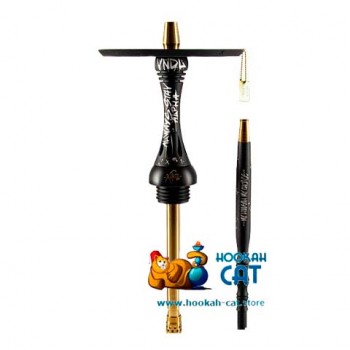Кальян Alpha Hookah Model X VNDL Jet Black (Альфа Хука Модель Х ВНДЛ Черный)